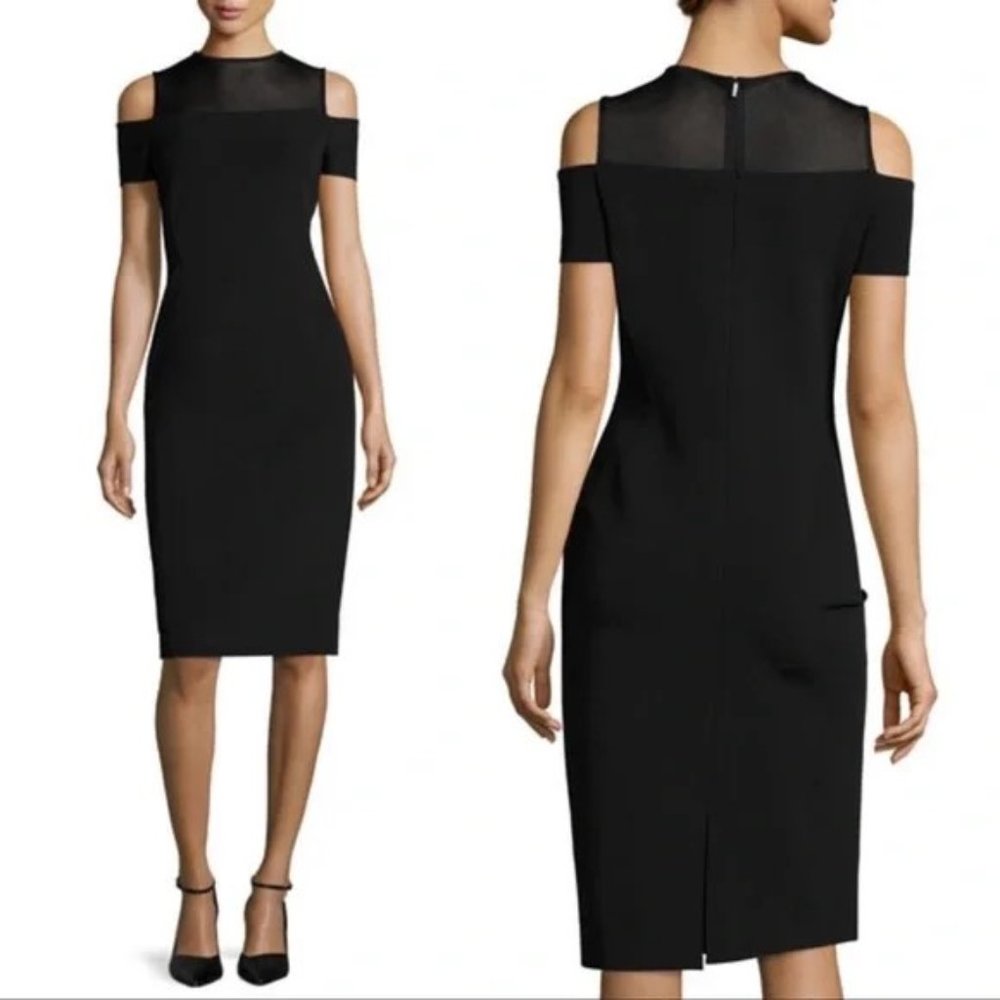 🌼Lafayette 148 NY Black Dress Size 6 Formal Holiday Party Cocktails New Year's